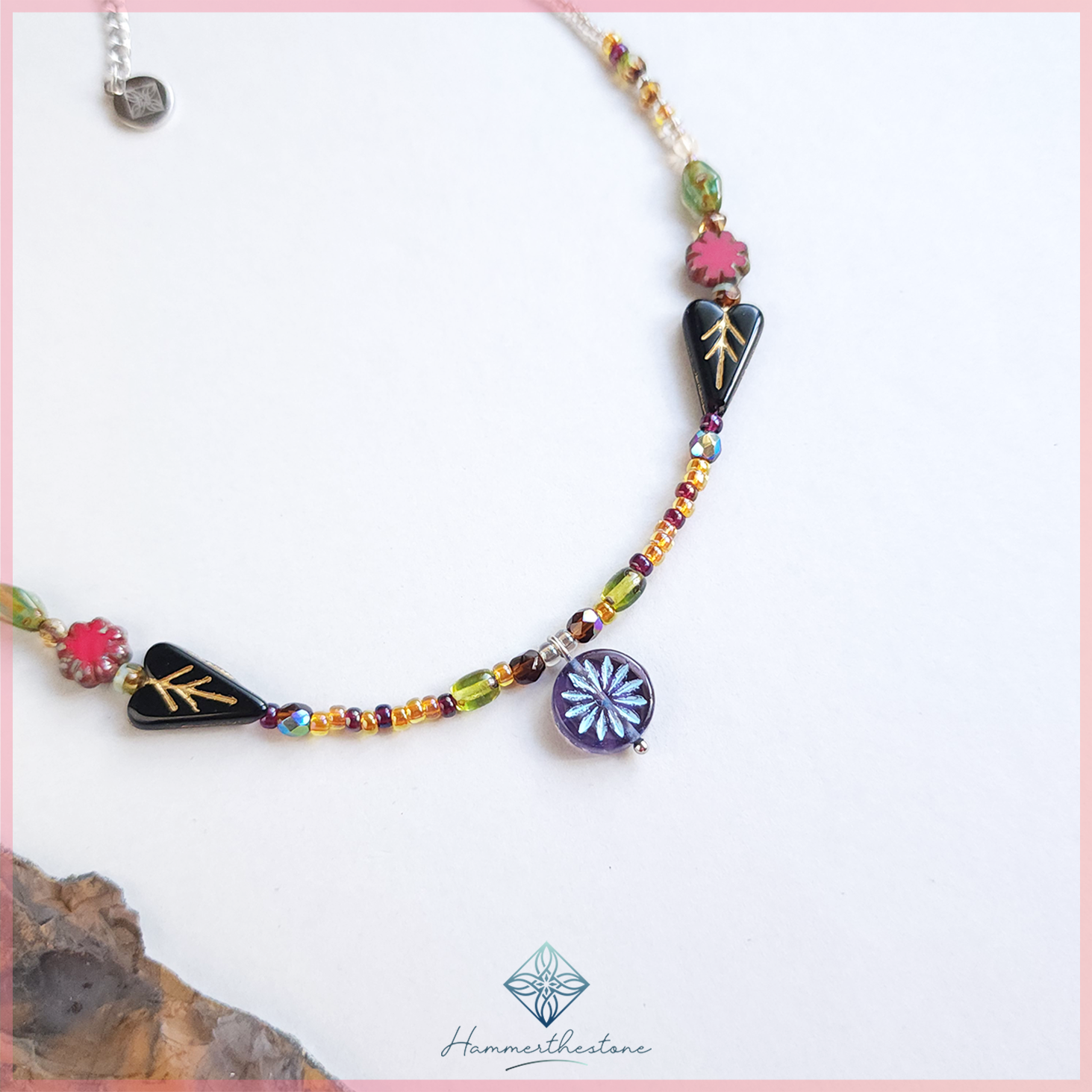 商品圖2-CZ10 Blossom on colorful tassel