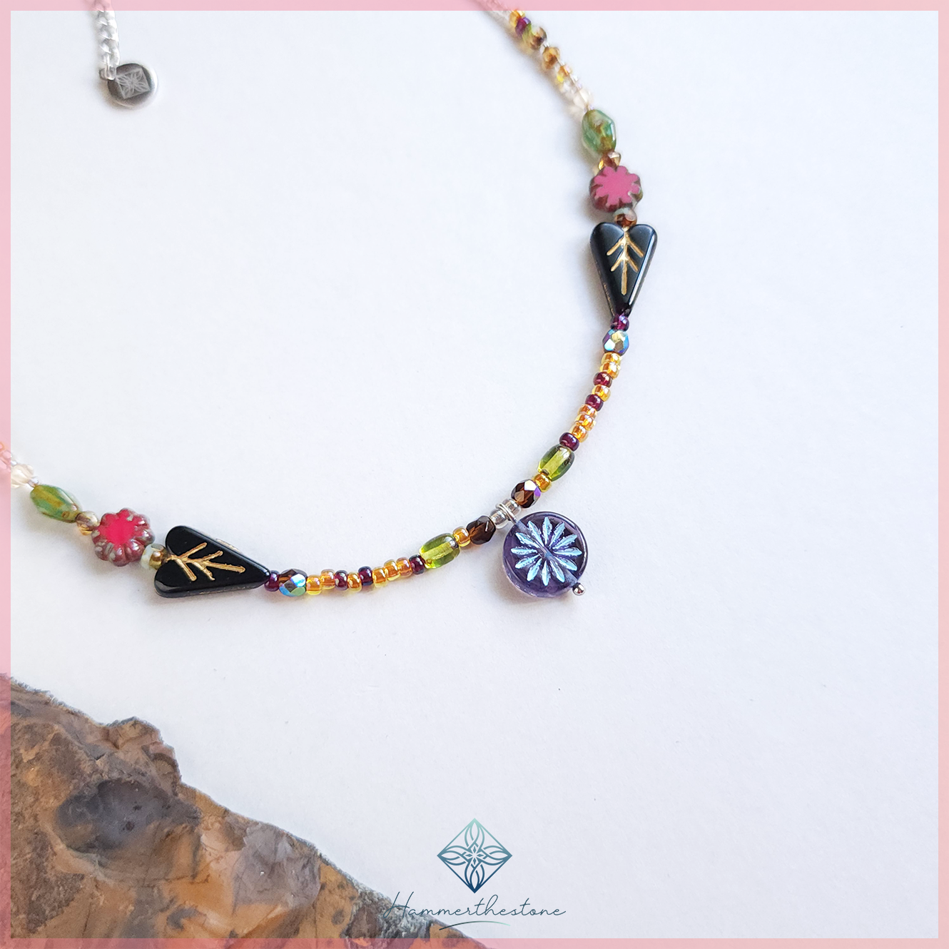 商品圖6-CZ10 Blossom on colorful tassel