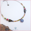商品圖9-CZ10 Blossom on colorful tassel