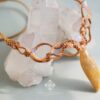 20231125_093712 Handmade Macramé Necklace - Natural Fossilized Coral MR#25