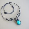 20231126_205650 Handmade Macramé Necklace - Amazonite MR#22