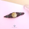 Handmade Macramé Bracelet - Natural Fossilized Coral  MR#43