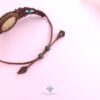 Handmade Macramé Bracelet - Natural Fossilized Coral  MR#43