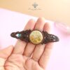 Handmade Macramé Bracelet - Natural Fossilized Coral  MR#43