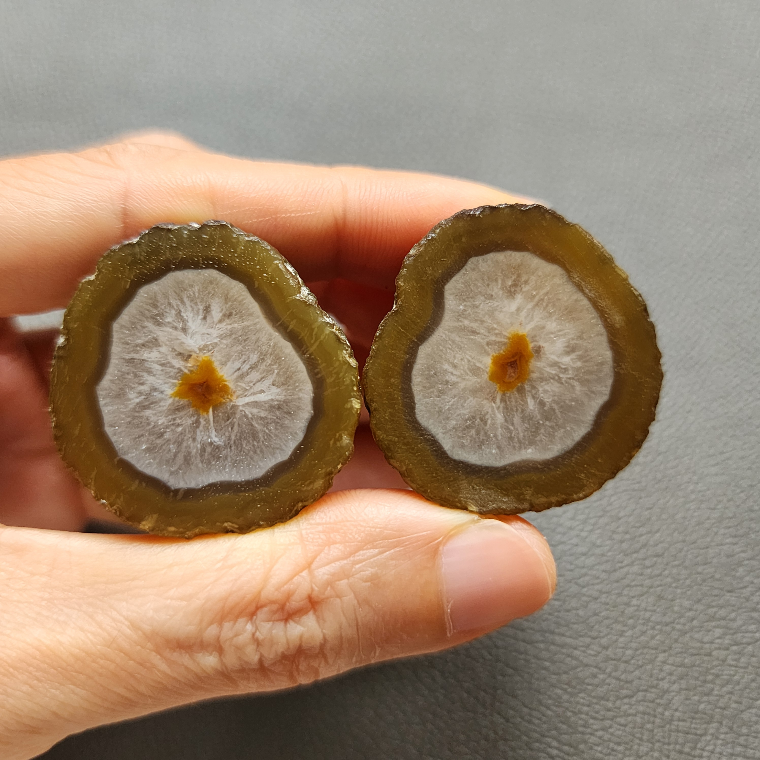 20260423_144100 Zhanguo Red Agate Pair Stone ZR007