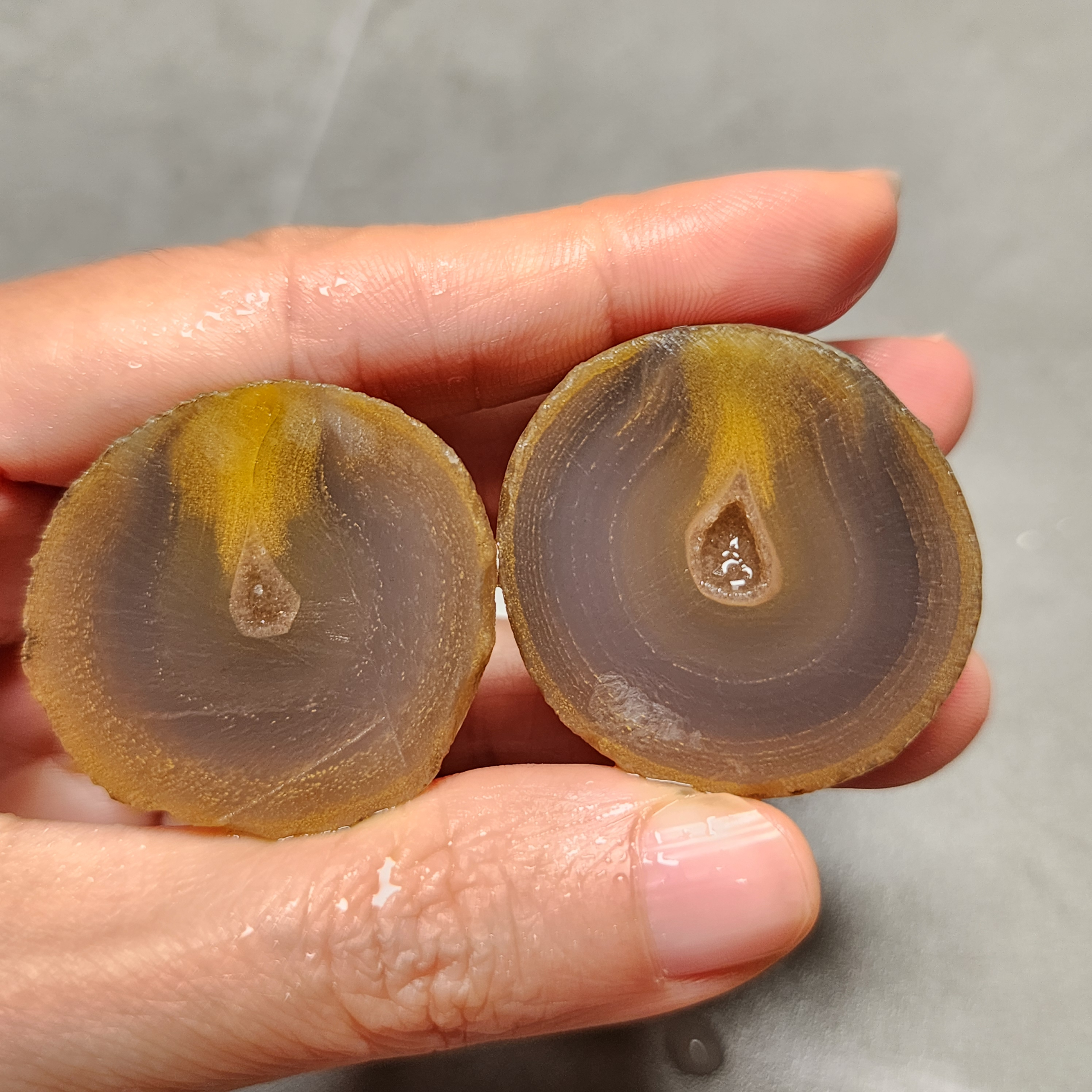 Zhanguo Red Agate Pair Stone (unpolished) ZR005