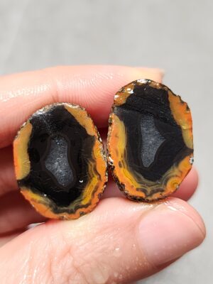 Zhanguo Red Agate Pair Stone ZR001