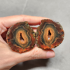 Zhanguo Red Agate Pair Stone (unpolished) ZR011