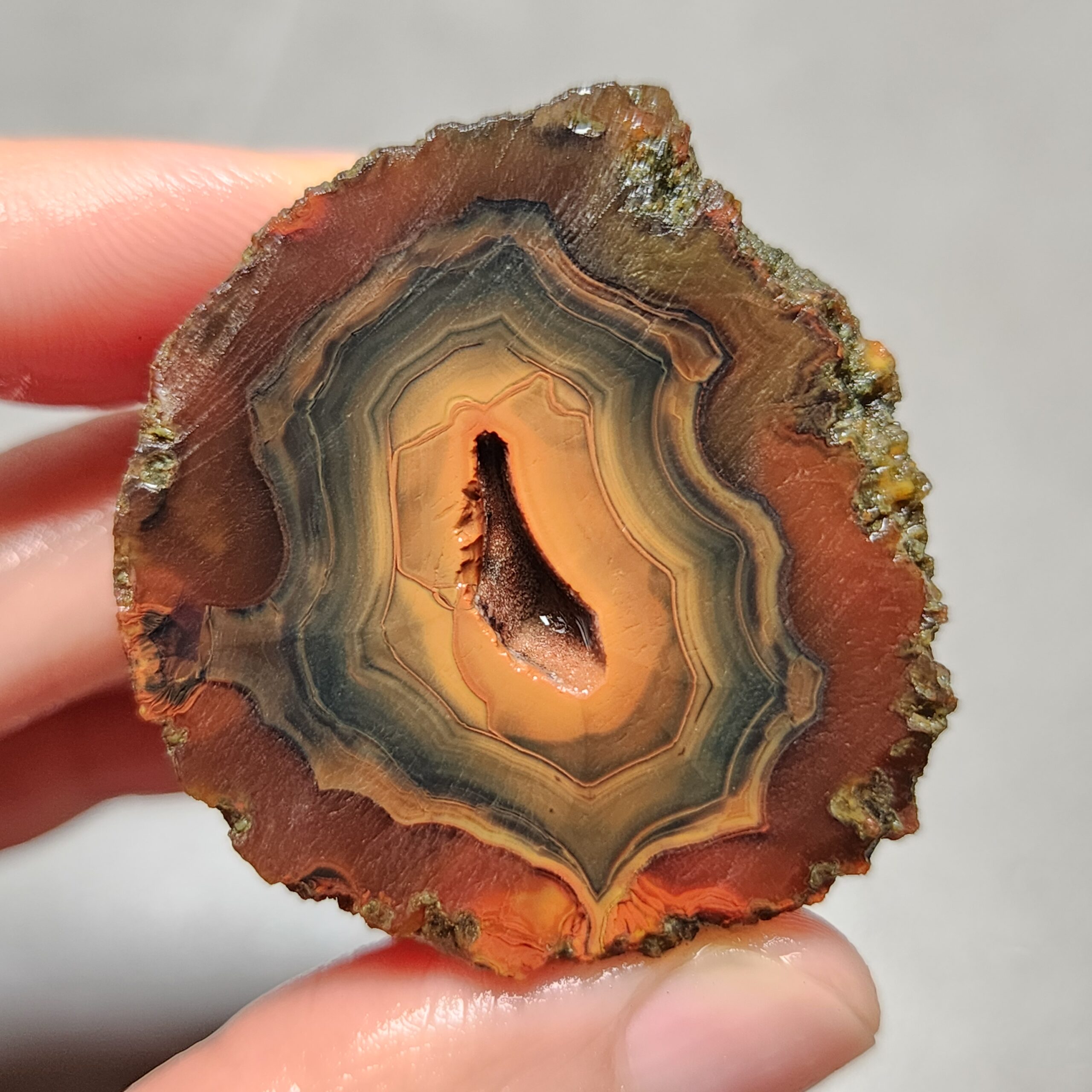 Zhanguo Red Agate Pair Stone (unpolished) ZR011