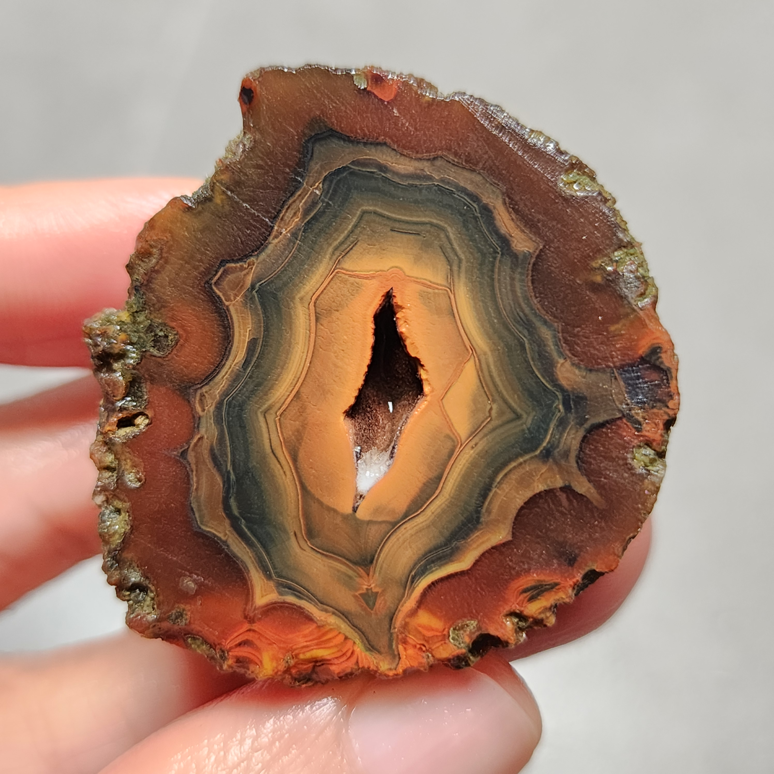 Zhanguo Red Agate Pair Stone (unpolished) ZR011