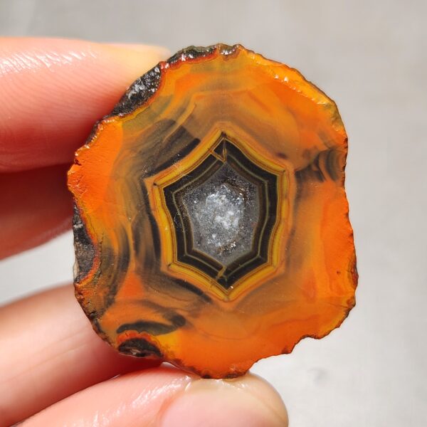 Zhanguo Red Agate Pair Stone (unpolished) ZR010
