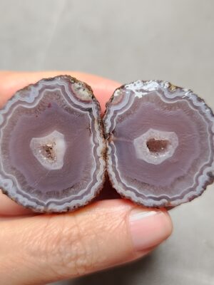 Zhanguo Red Agate Pair Stone (unpolished) ZR006