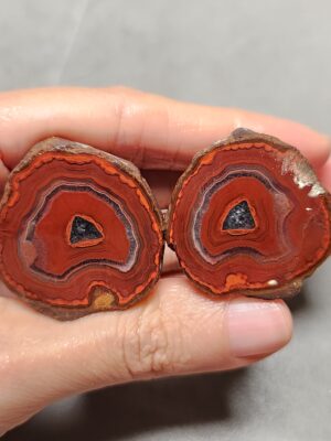 20260425_155742 Zhanguo Red Agate Pair Stone (unpolished) ZR009