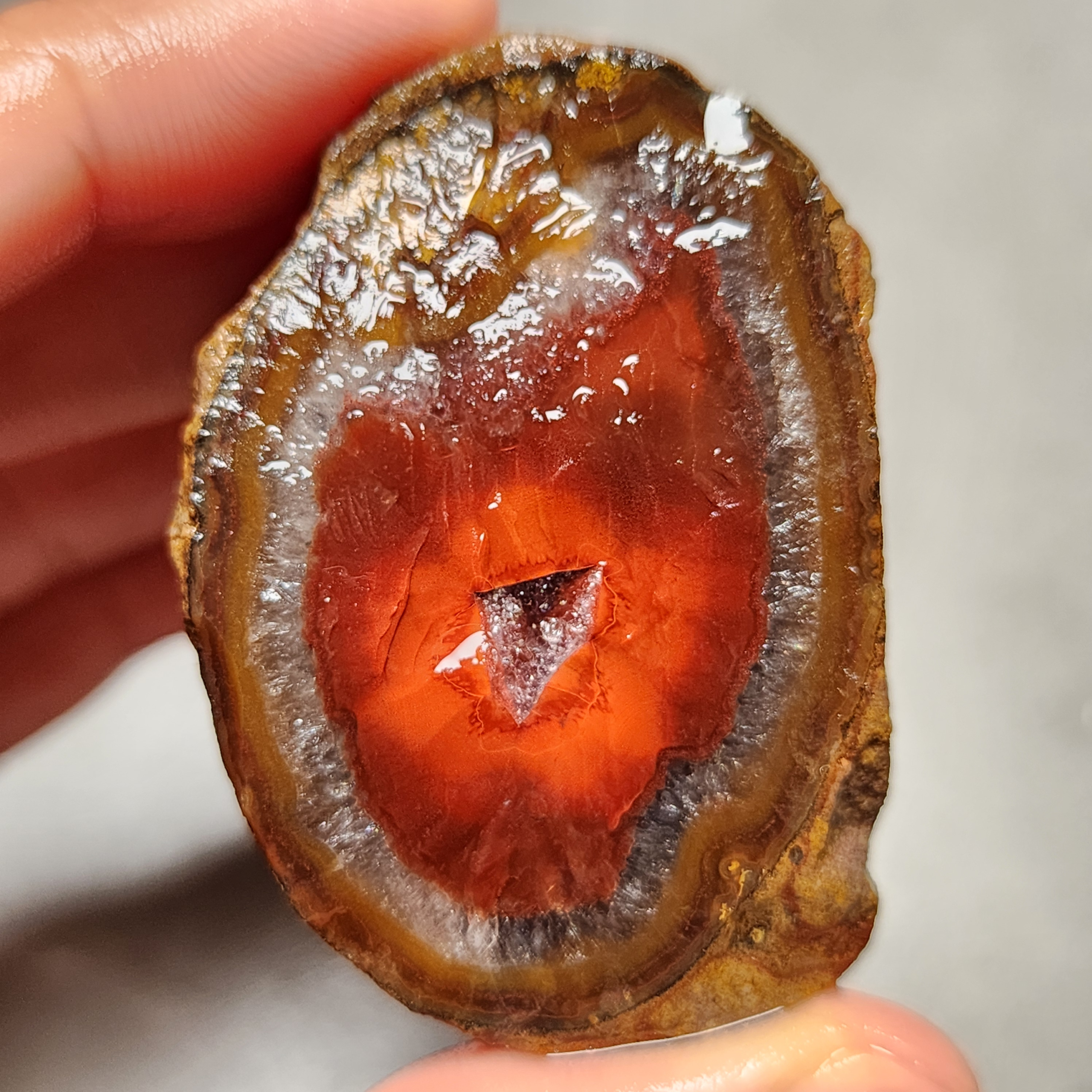 20260425_160037 Zhanguo Red Agate Pair Stone (unpolished) ZR014