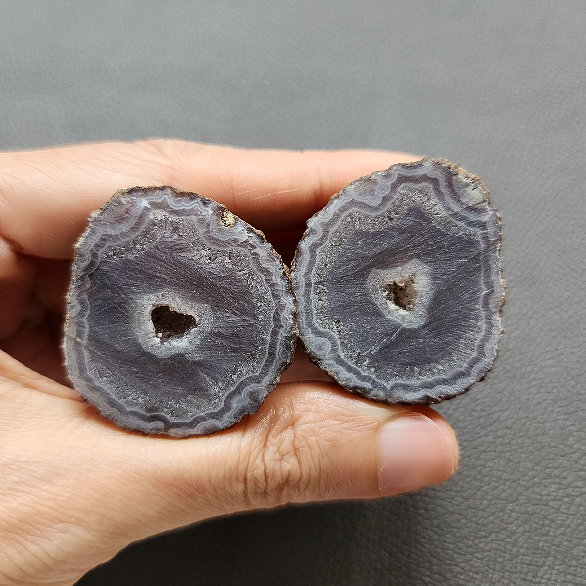 縮圖 Zhanguo Red Agate Pair Stone (unpolished) ZR006