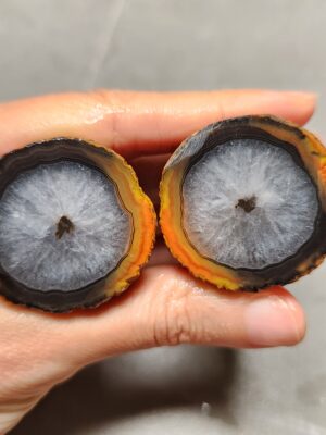20260425_153918 Zhanguo Red Agate Pair Stone (unpolished) ZR017