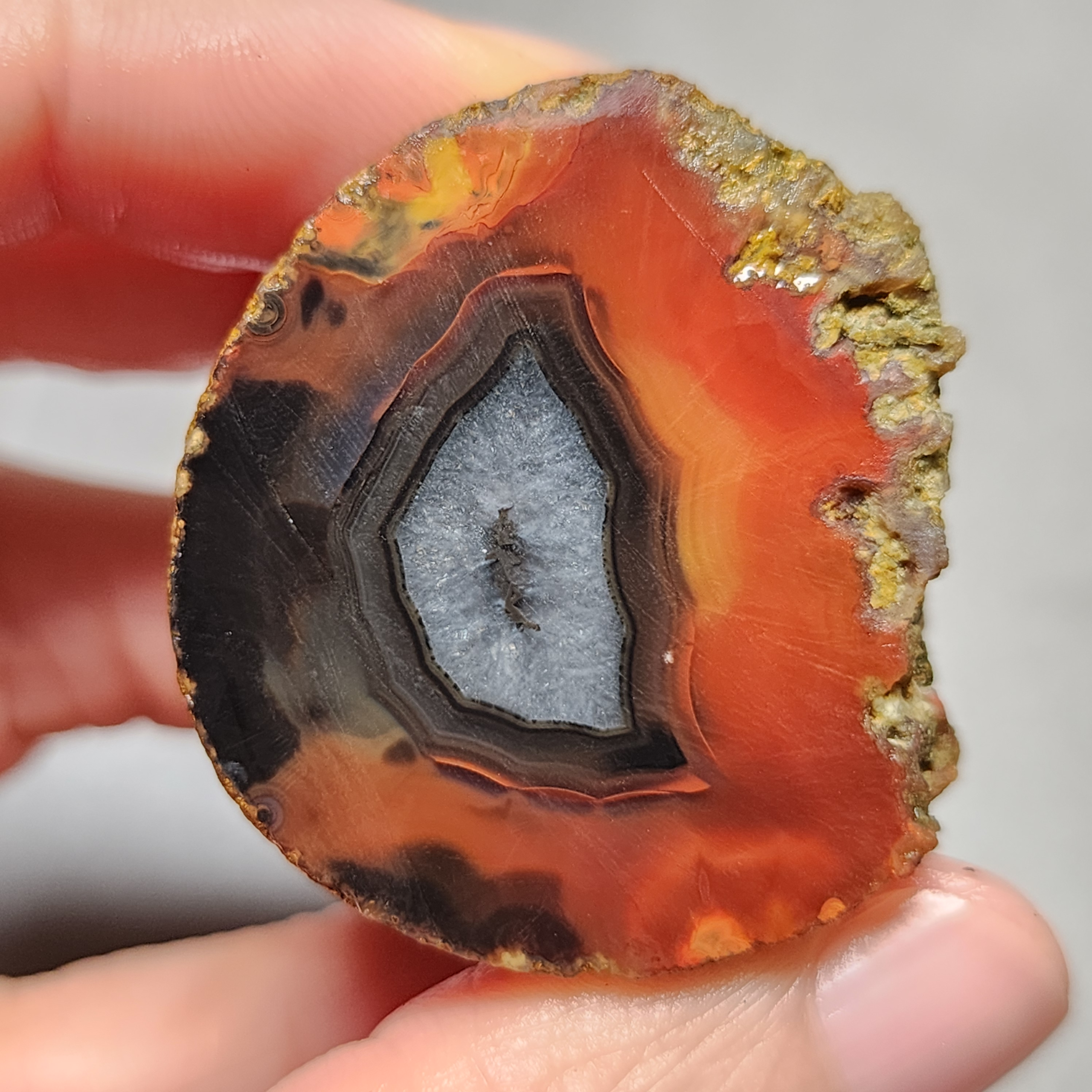 Zhanguo Red Agate Pair Stone (unpolished) ZR022