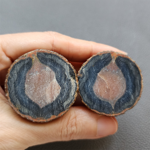 Zhanguo Red Agate Pair Stone (unpolished) ZR019