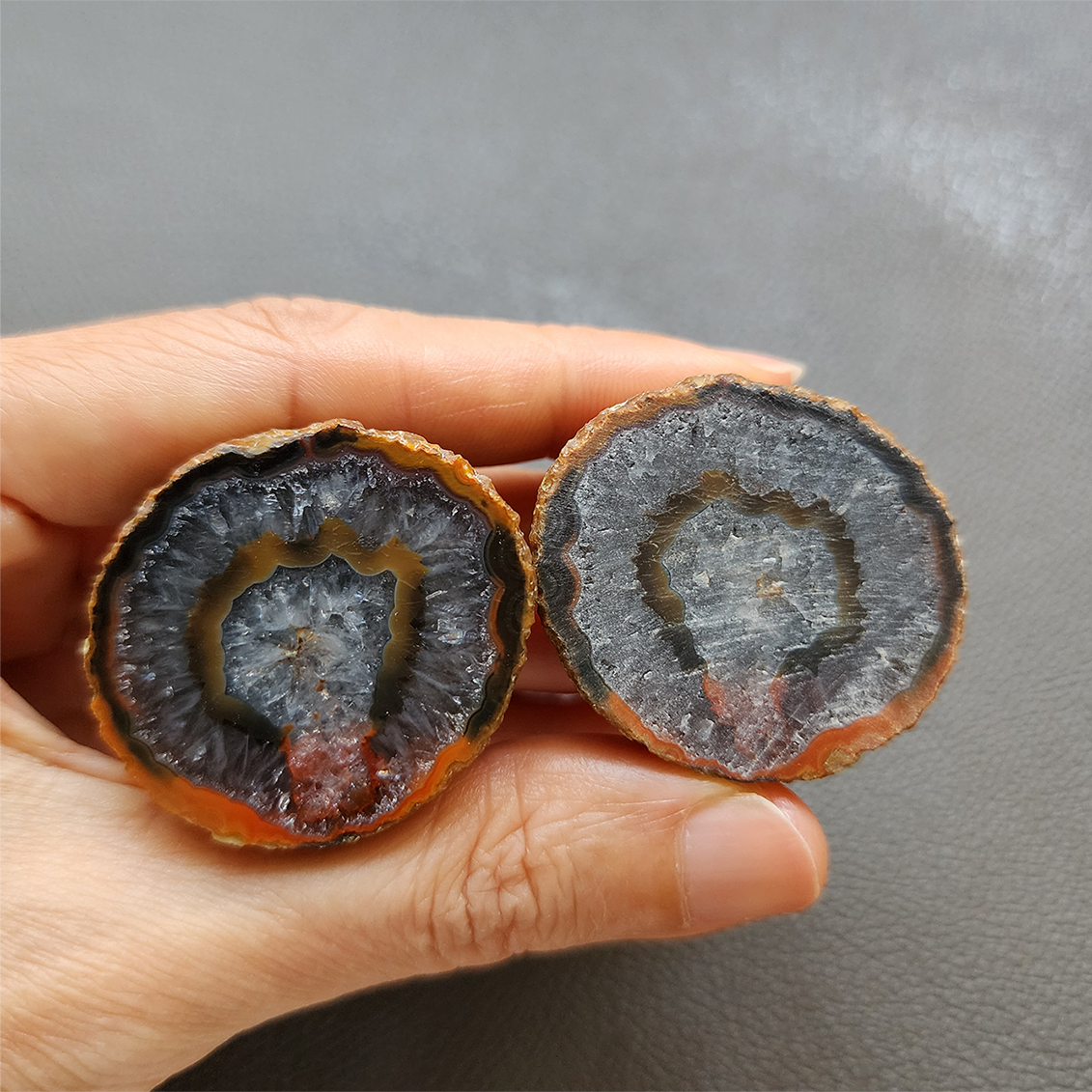 Zhanguo Red Agate Pair Stone ZR018