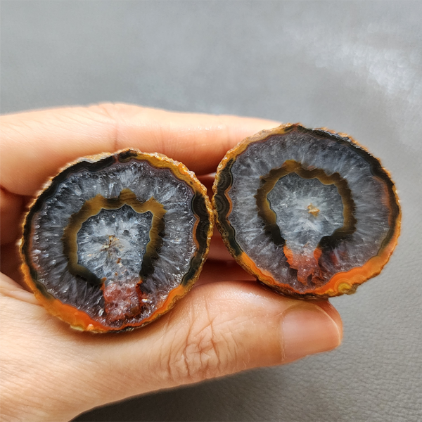 縮圖3 Zhanguo Red Agate Pair Stone ZR018