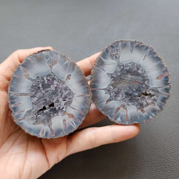 Zhanguo Red Agate Pair Stone (unpolished) ZR033