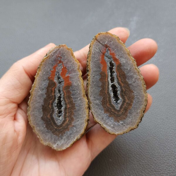 20260426_115154 Zhanguo Red Agate Pair Stone (unpolished) ZR050