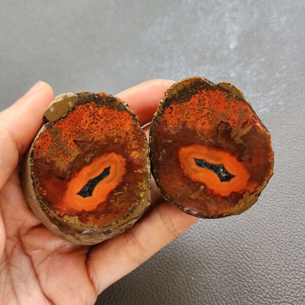 20260426_115606 Zhanguo Red Agate Pair Stone (unpolished) ZR028