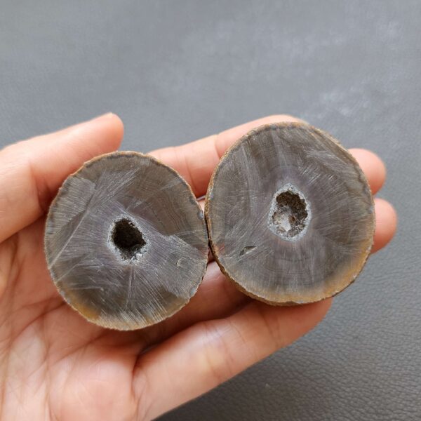Zhanguo Red Agate Pair Stone (unpolished) ZR053