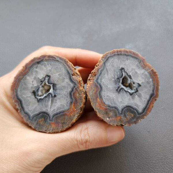 20260426_120842 Zhanguo Red Agate Pair Stone (unpolished) ZR048
