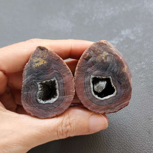 20260426_121200 Zhanguo Red Agate Pair Stone (unpolished) ZR040