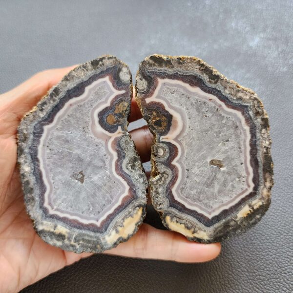 Zhanguo Red Agate Pair Stone (unpolished) ZR036