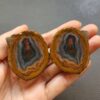 Zhanguo Red Agate Pair Stone (unpolished) ZR046