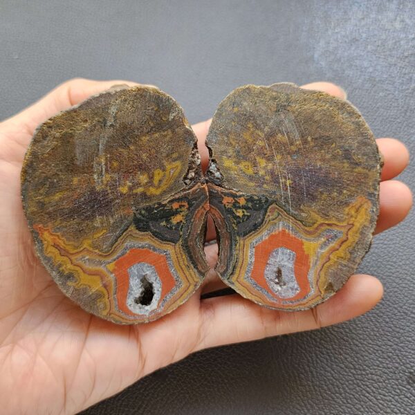 20260426_151707 Zhanguo Red Agate Pair Stone (unpolished) ZR035