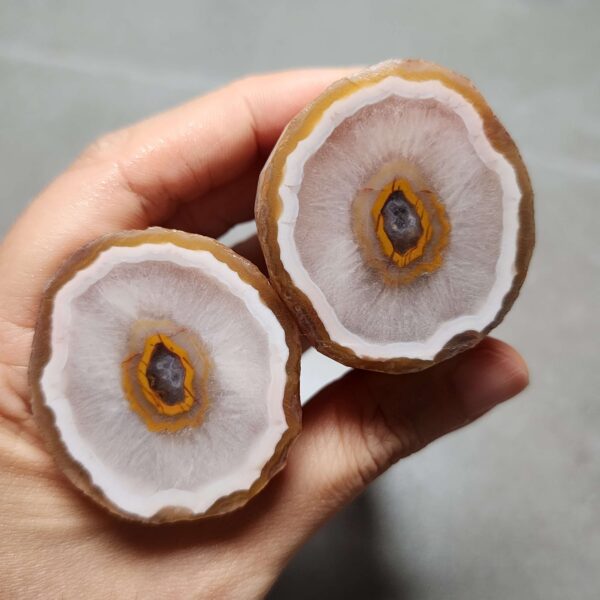 Zhanguo Red Agate Pair Stone (unpolished) ZR042