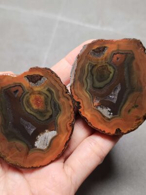 20260622_171032 Zhanguo Red Agate Pair Stone (unpolished) ZR031