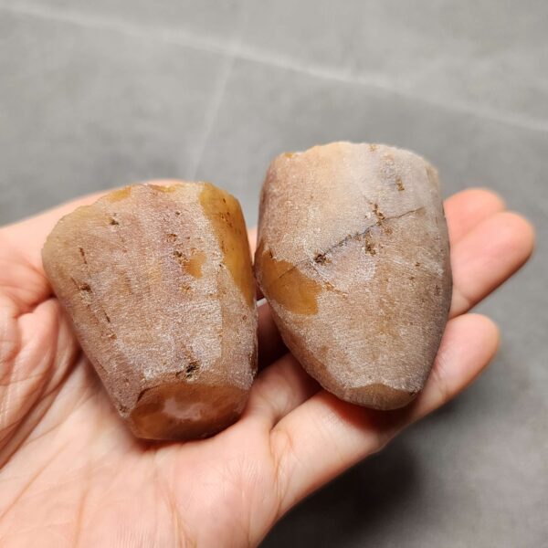 Zhanguo Red Agate Pair Stone (unpolished) ZR042