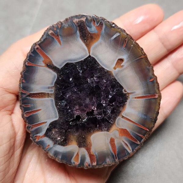 Zhanguo Red Agate Pair Stone (unpolished) ZR033