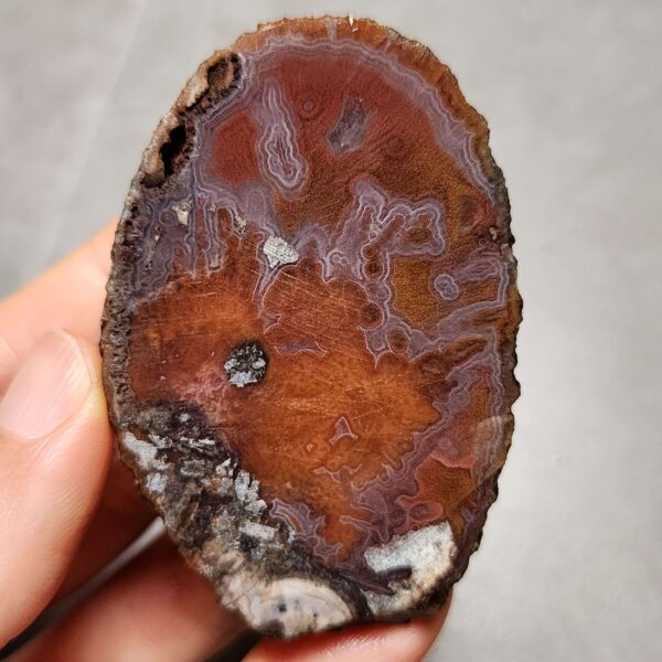 Zhanguo Red Agate Pair Stone (unpolished) ZR045