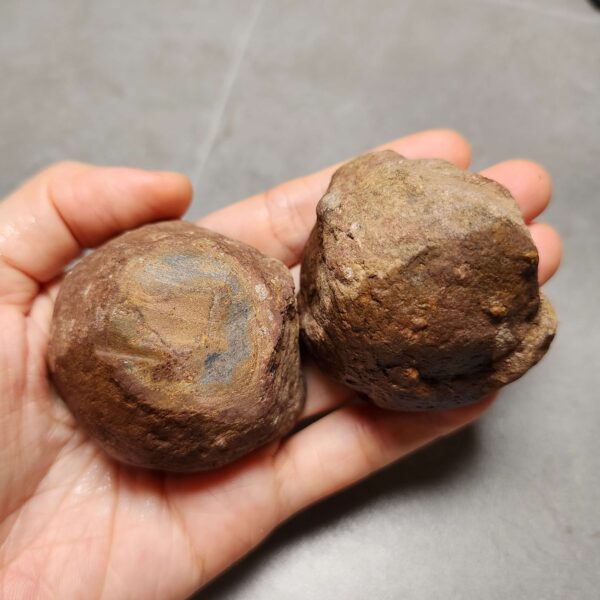 Zhanguo Red Agate Pair Stone (unpolished) ZR024