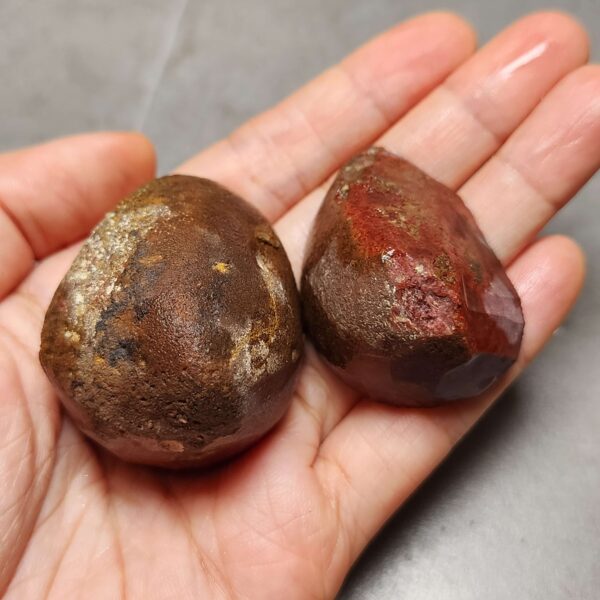 20260622_201351 Zhanguo Red Agate Pair Stone (unpolished) ZR040