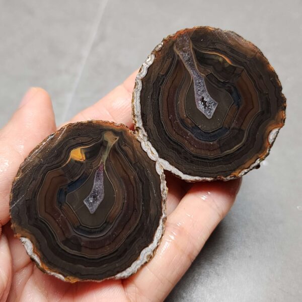 Zhanguo Red Agate Pair Stone (unpolished) ZR038