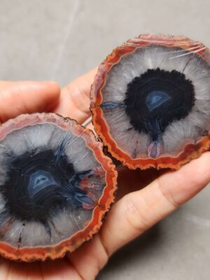 20260623_201525 Zhanguo Red Agate Pair Stone (unpolished) ZR049