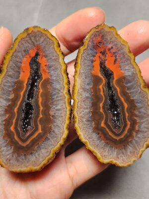 20260623_203328 Zhanguo Red Agate Pair Stone (unpolished) ZR050