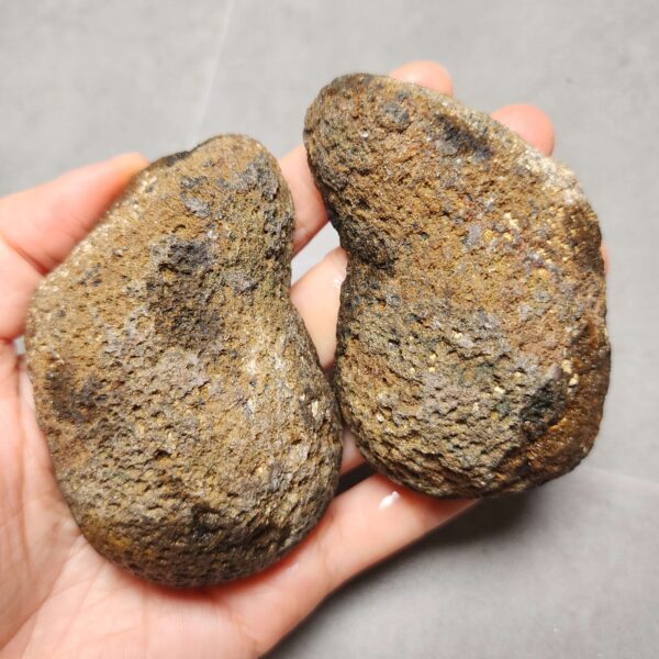 Zhanguo Red Agate Pair Stone (unpolished) ZR036