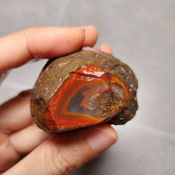 Zhanguo Red Agate Stone (unpolished) ZR029