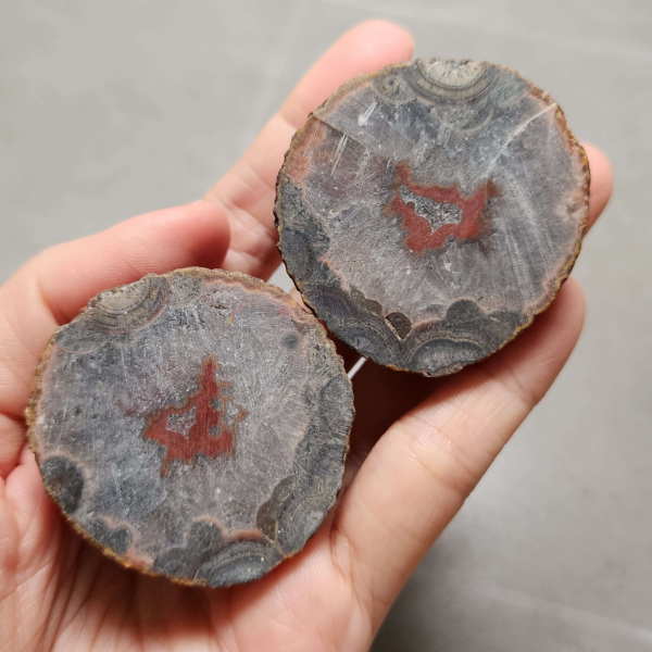 20260711_170720 Zhanguo Red Agate Pair Stone (unpolished) ZR055