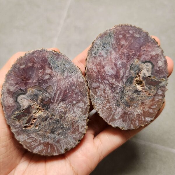 20260711_172034 Zhanguo Red Agate Pair Stone (unpolished) ZR058