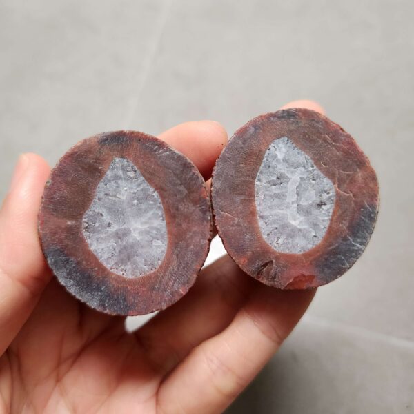 20260711_172636 Zhanguo Red Agate Pair Stone (unpolished) ZR060