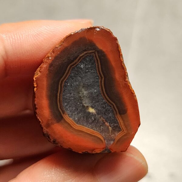 Zhanguo Red Agate Pair Stone (unpolished) ZR067