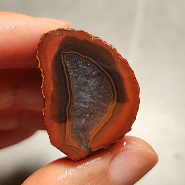 Zhanguo Red Agate Pair Stone (unpolished) ZR067